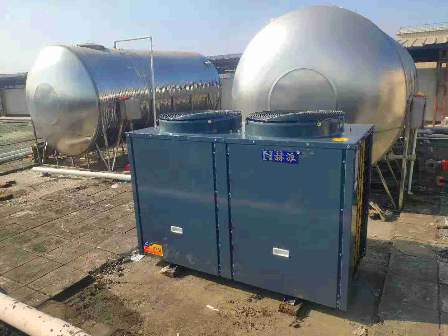 空氣源熱泵熱水工程機(jī)組的設(shè)計(jì)、安裝、計(jì)算詳解